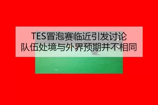 TES冒泡赛临近引发讨论 队伍处境与外界预期并不相同 - ayx